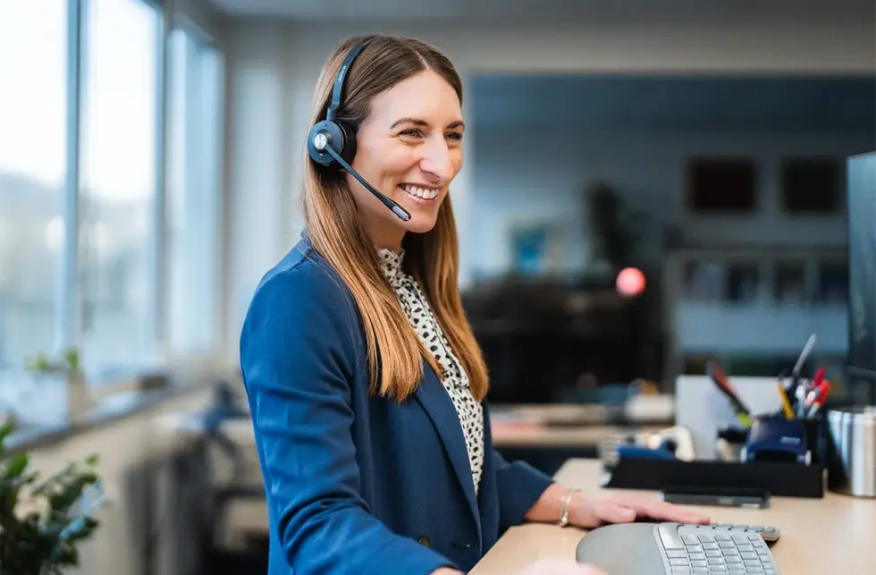 Telefonservice bei office & phone — persönliche Anrufannahme